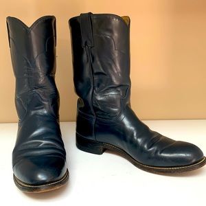 EUC Tony Lama Cowboy Boots 8C Blue